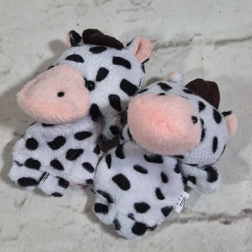 Finger Puppets Mini‎ Animals Large Lot Of 21 Some Pairs Bunnies Tiger Pig Frog